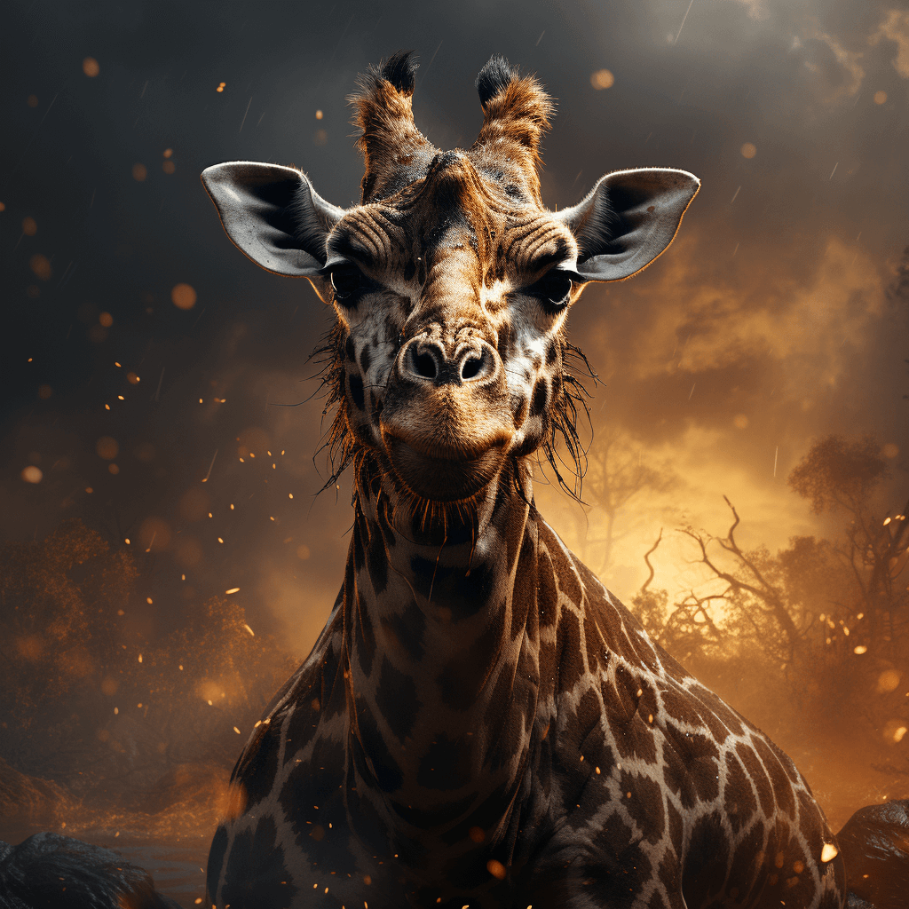 a-big-ziraffe-in-fired-forest